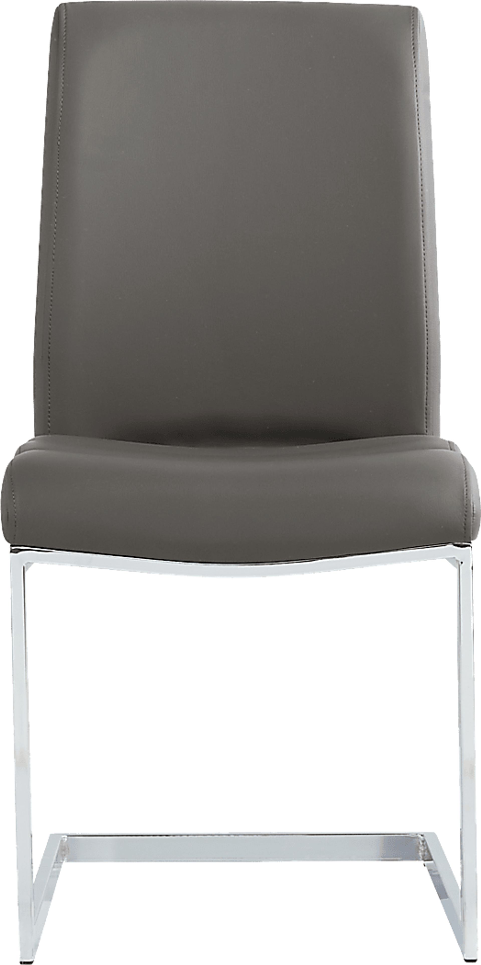 Crown Court Charcoal Side Chair - Image 3