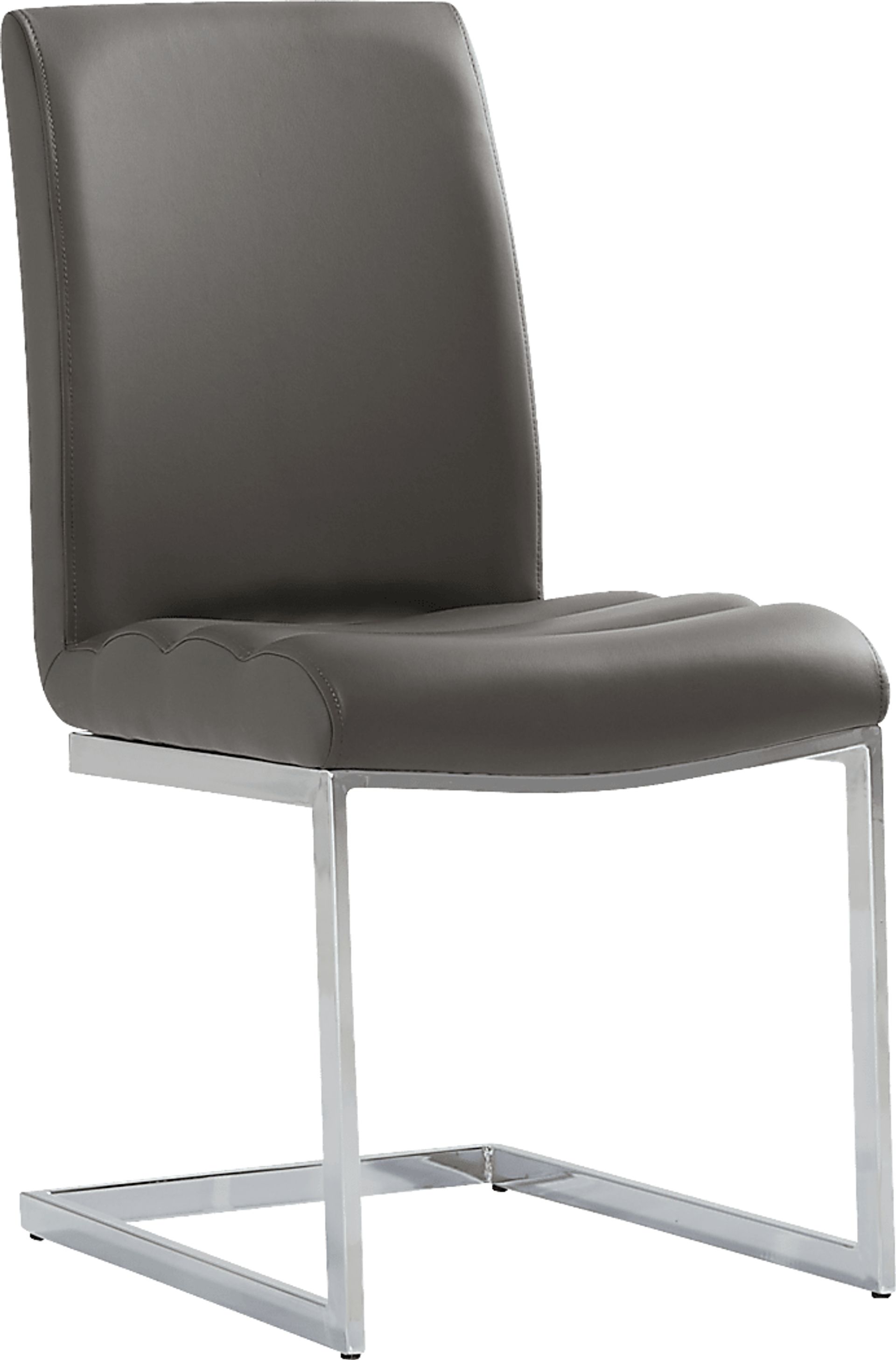 Crown Court Charcoal Side Chair - Image 1