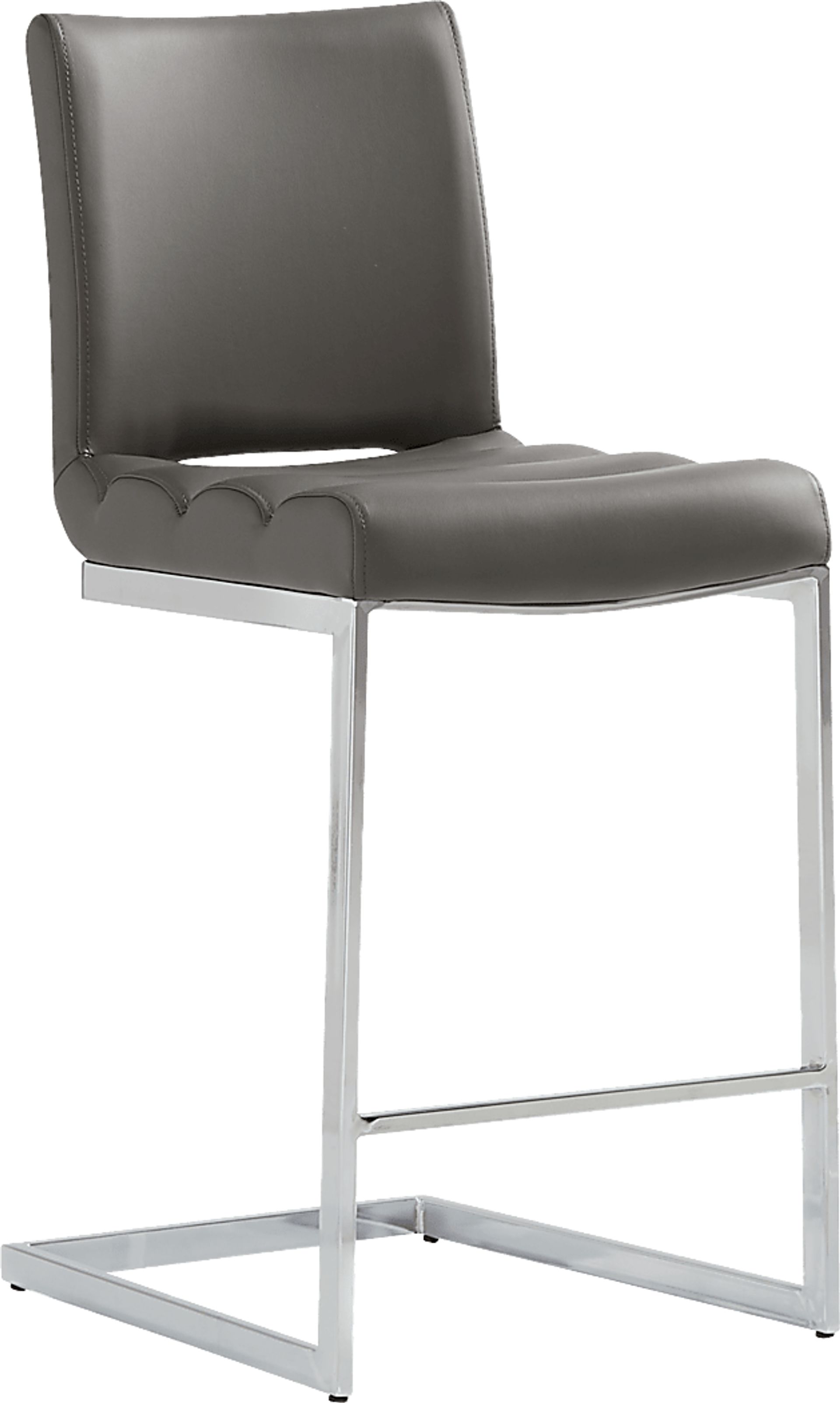 Crown Court Charcoal Stool - Image 1