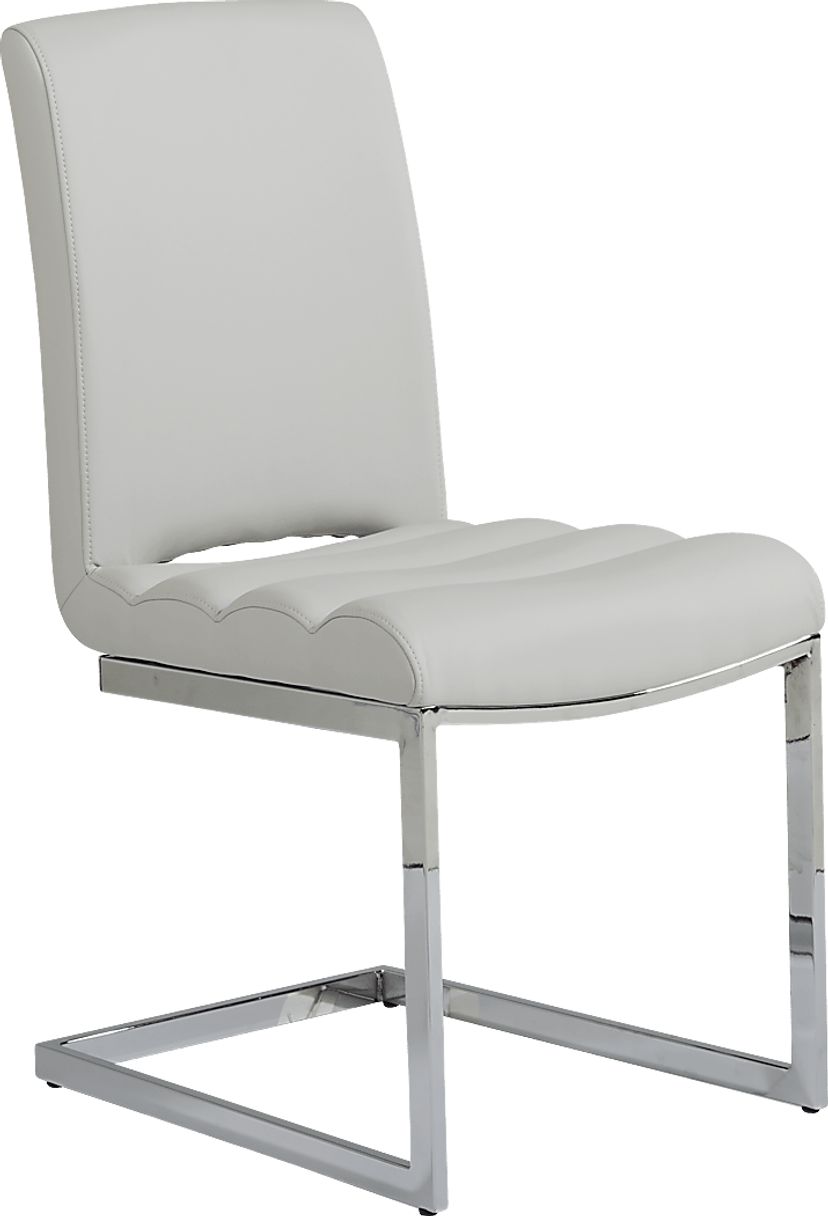 Crown Court Light Gray Side Chair