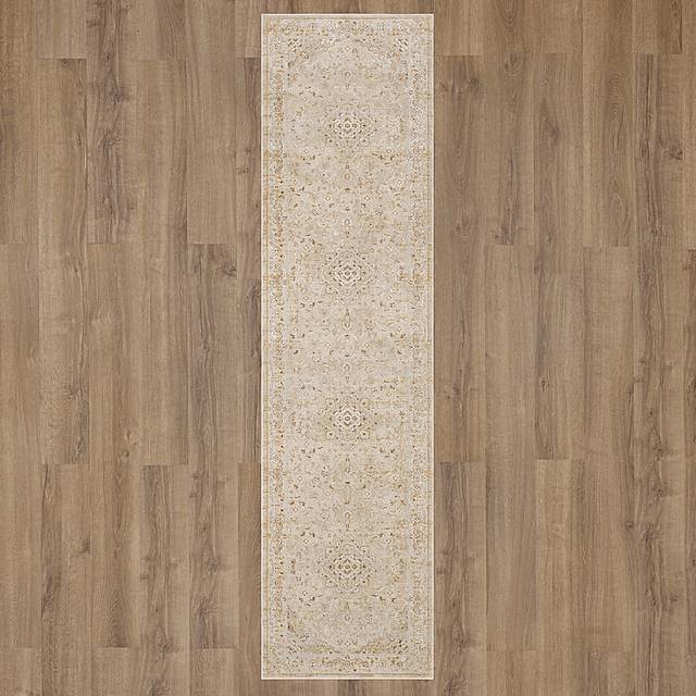Crown Plaza Cream 2'6 x 10' Runner Rug - Thumbnail - Image 3