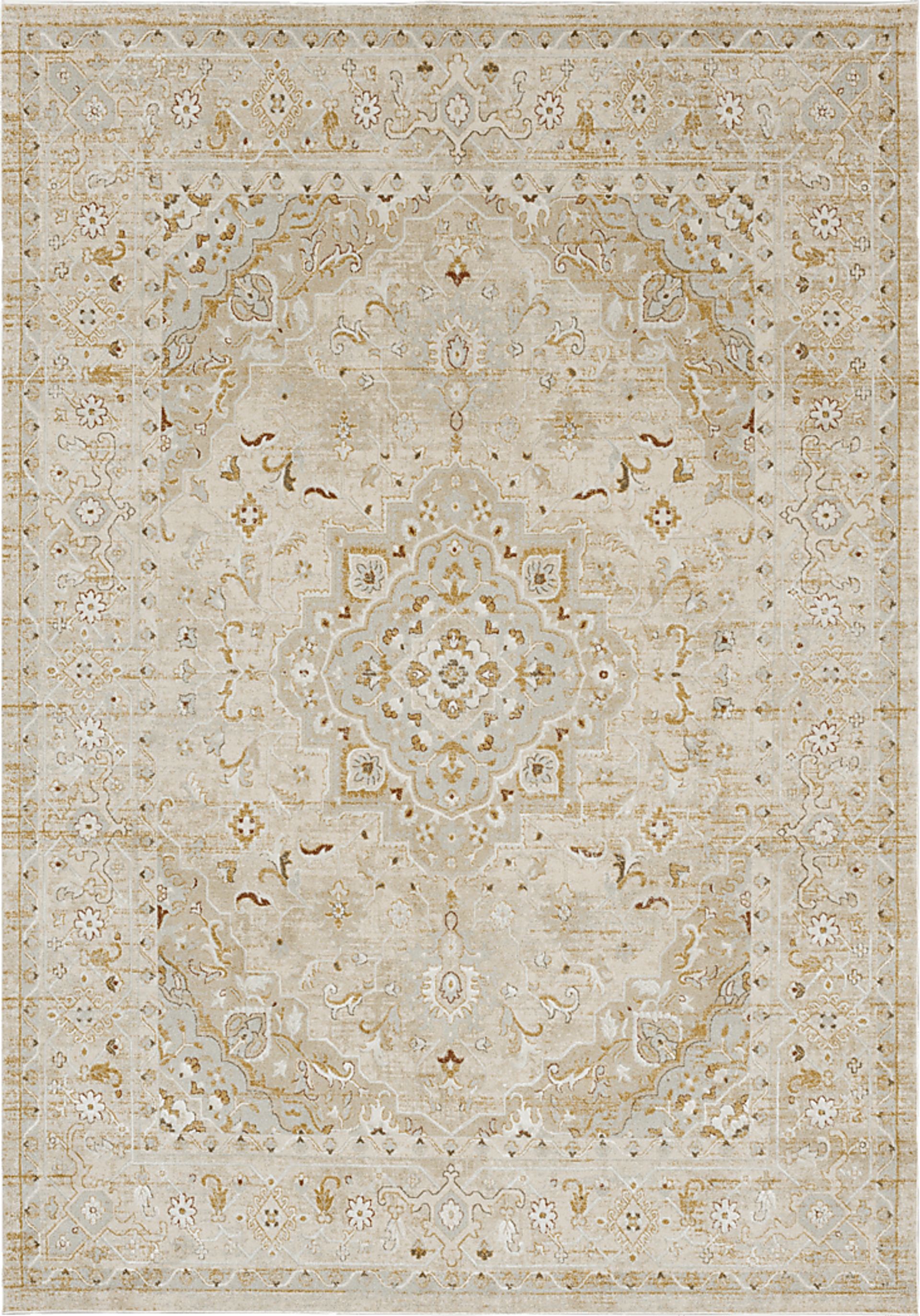 Crown Plaza Cream 6'6 x 9'10 Rug - Image 1