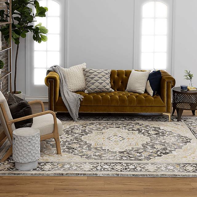 Crown Plaza Gray 6'6 x 9'10 Rug - Thumbnail - Image 2
