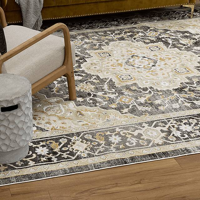 Crown Plaza Gray 6'6 x 9'10 Rug - Thumbnail - Image 3