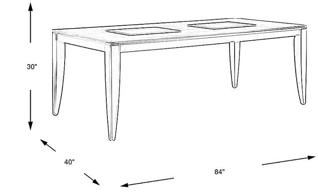 Dimension Image. Please refer to the Dimension Tab on this page for dimension details.