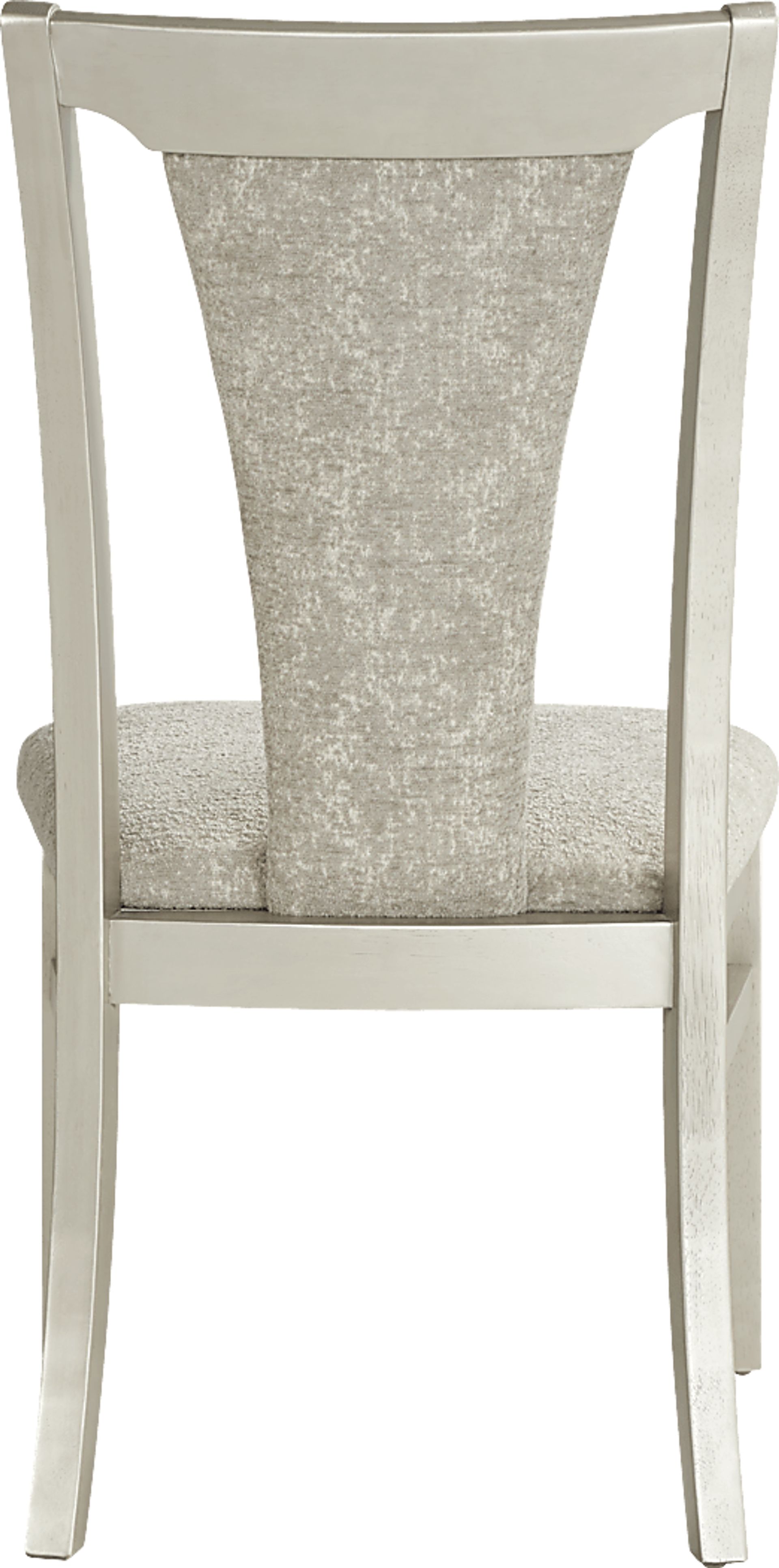 Crown Point 5 Pc Champagne Dining Room with Wood Frame Side Chairs - Image 5
