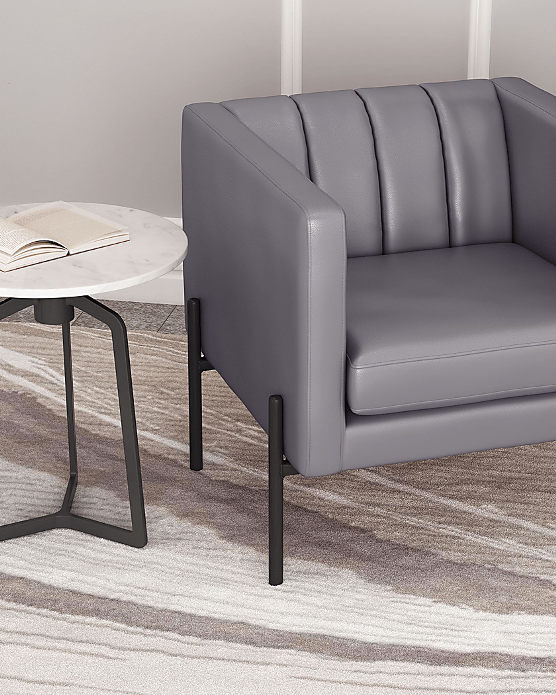 Crowndon Gray Accent Chair - Image 7