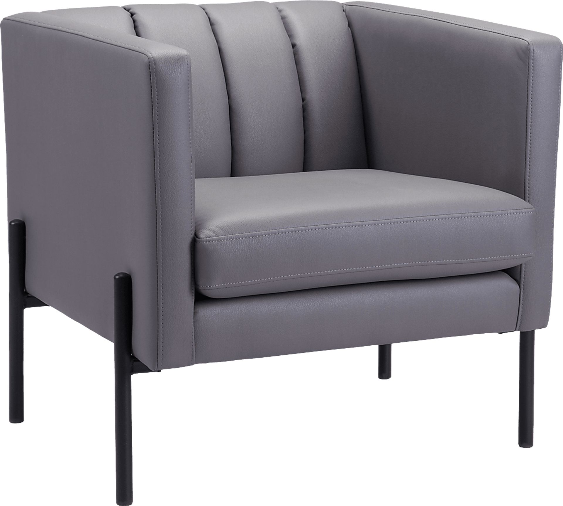 Crowndon Gray Accent Chair - Image 1