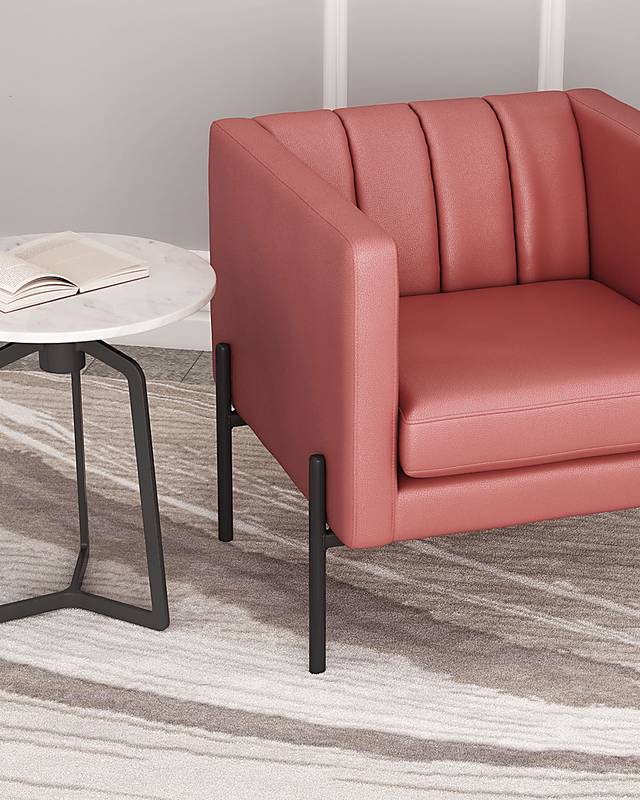 Crowndon Rust Accent Chair - Thumbnail - Image 7