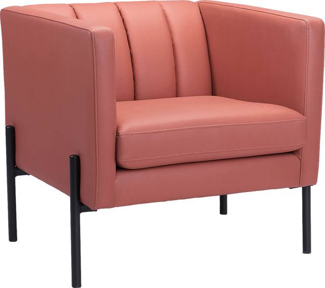 Crowndon Rust Accent Chair - Thumbnail - Image 1
