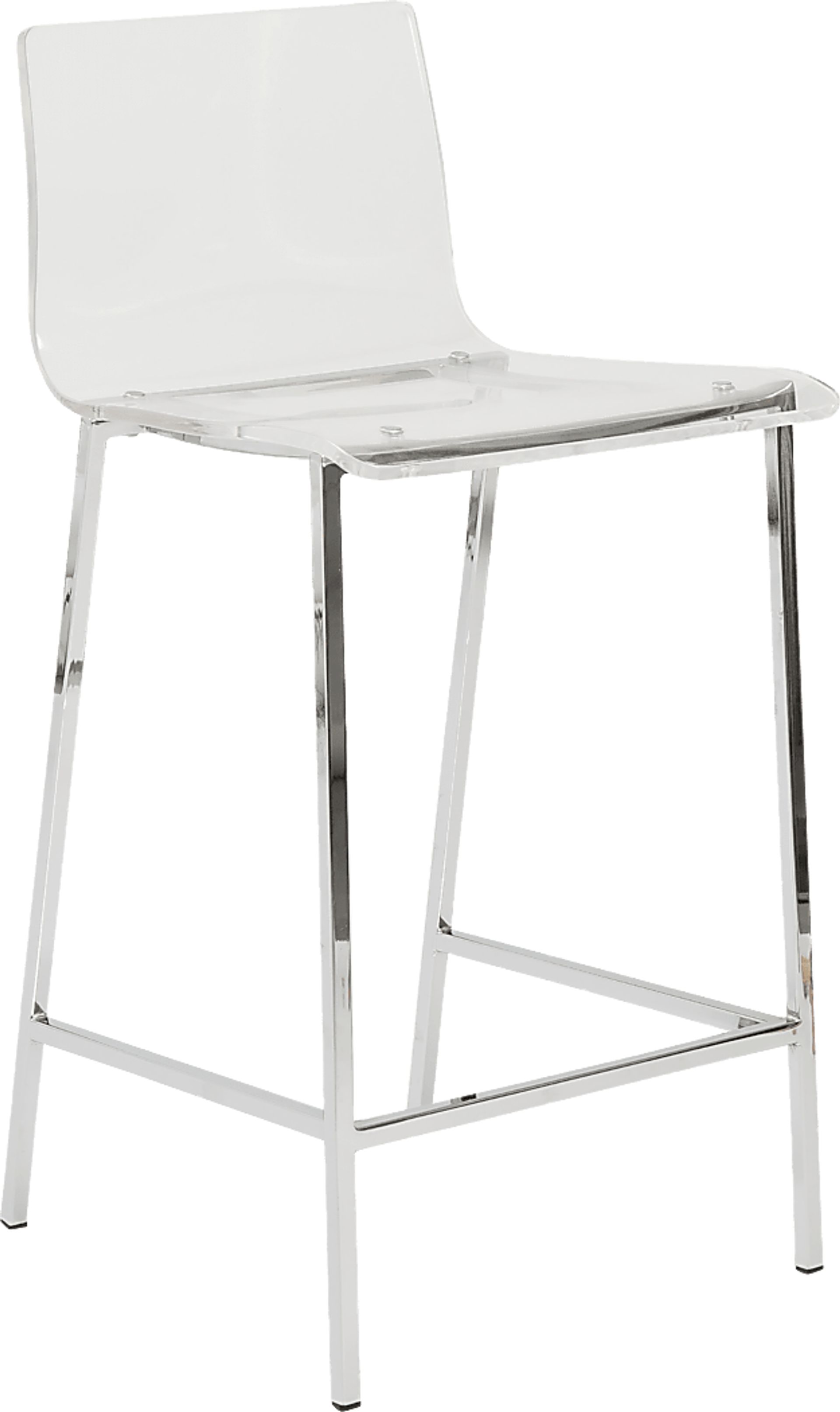 Crownhardt Clear Counter Stool, Set of 2 - Image 3