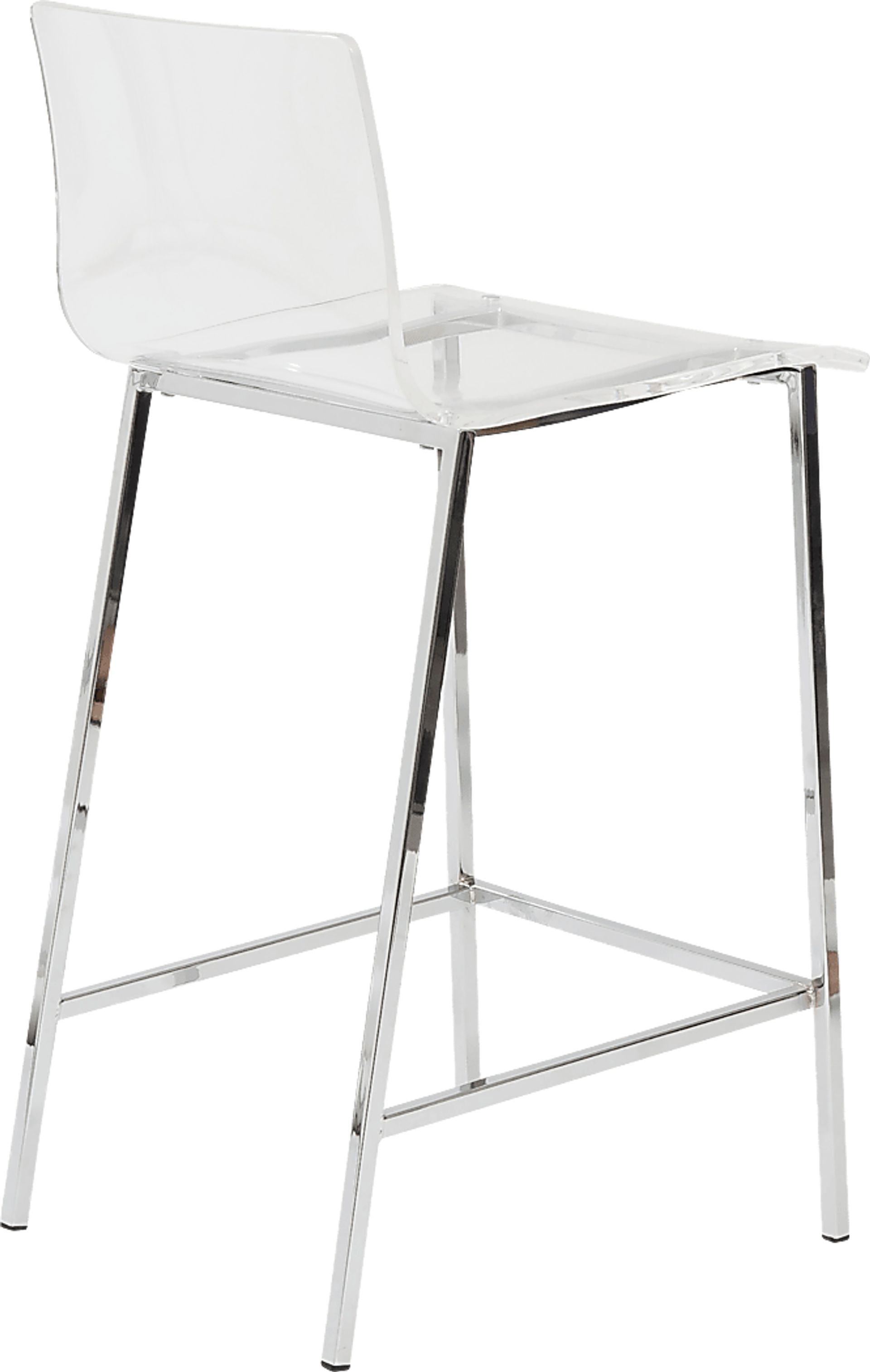 Crownhardt Clear Counter Stool, Set of 2 - Image 5