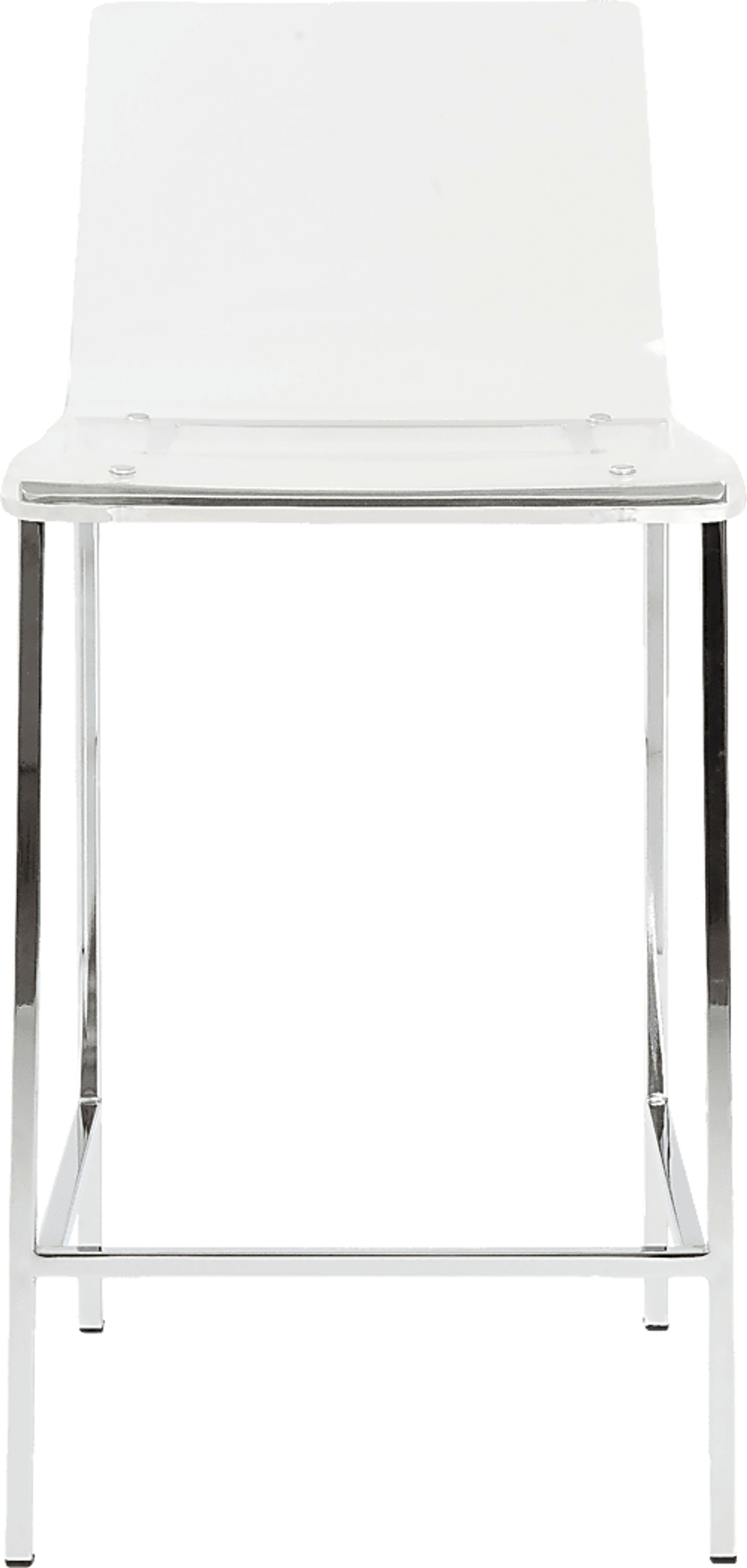 Crownhardt Clear Counter Stool, Set of 2 - Image 1