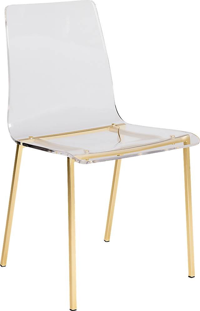 Crownhardt Clear Side Chair, Set of 2 - Thumbnail - Image 3