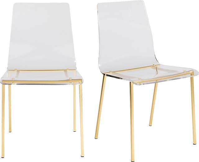 Crownhardt Clear Side Chair, Set of 2 - Thumbnail - Image 9