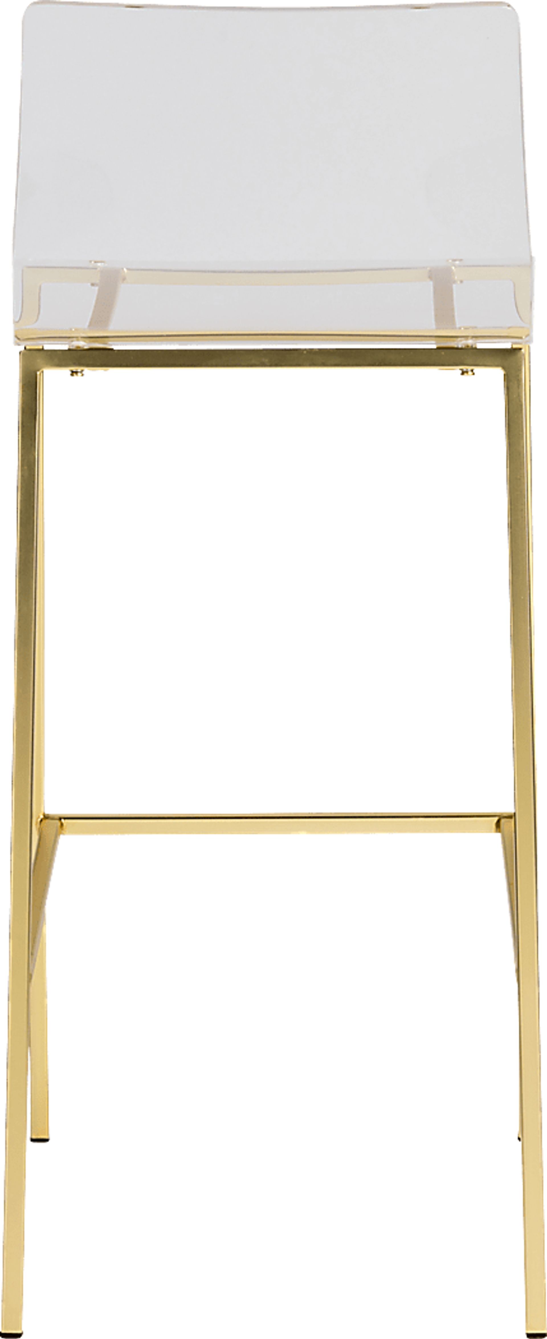 Crownhardt Gold Barstool, Set of 2 - Image 5