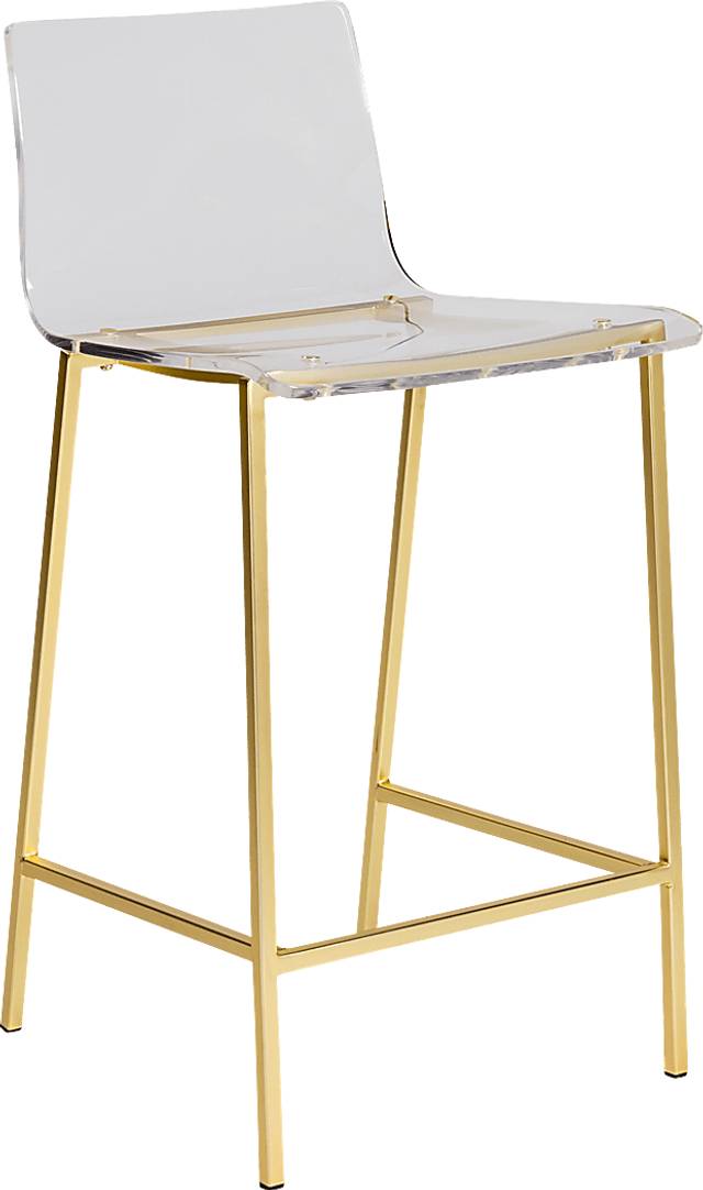 Crownhardt Gold Counter Stool, Set of 2 - Thumbnail - Image 2