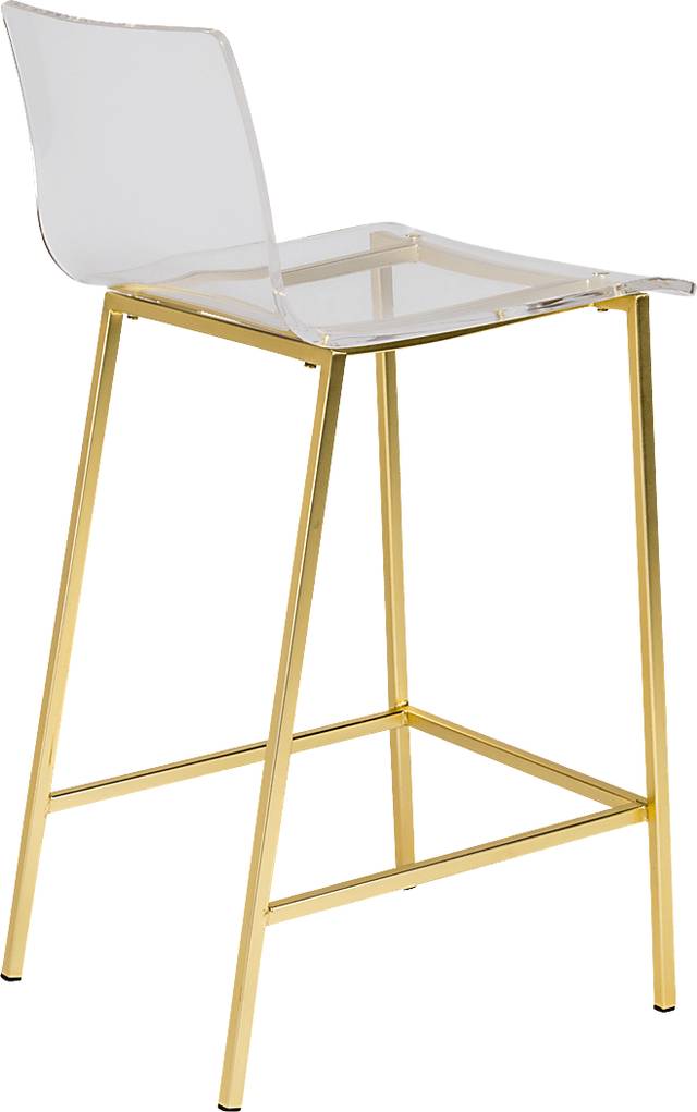 Crownhardt Gold Counter Stool, Set of 2 - Thumbnail - Image 4