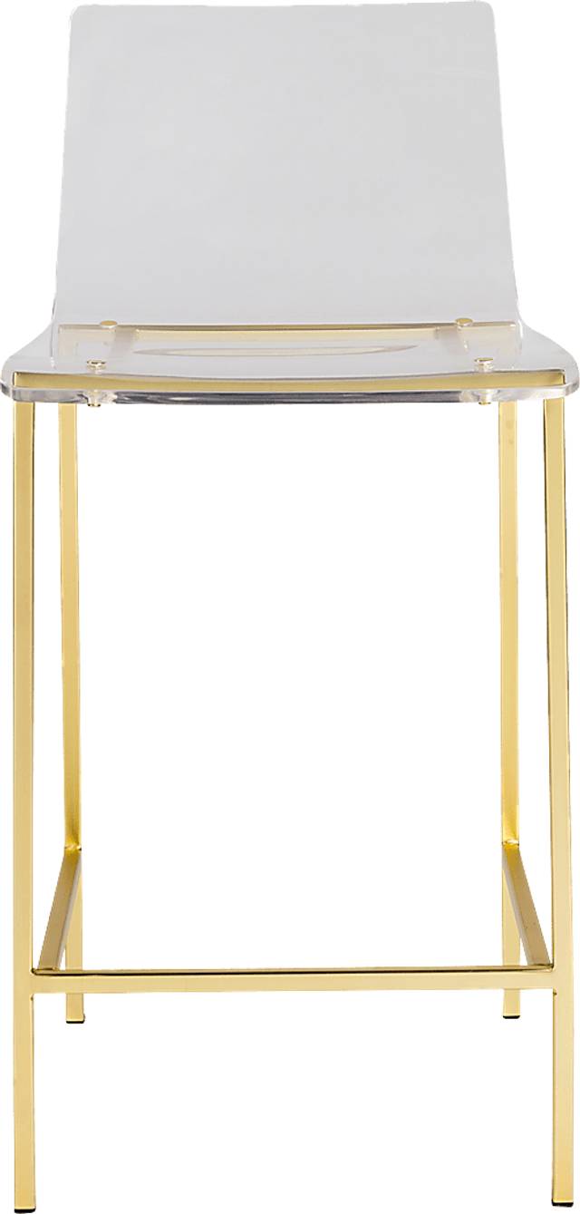 Crownhardt Gold Counter Stool, Set of 2 - Thumbnail - Image 1