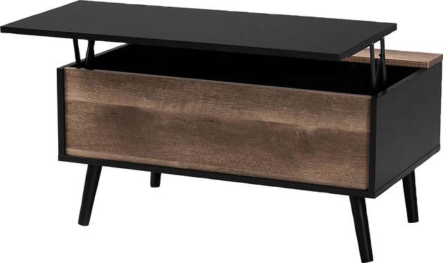 Crownover Brown Lift Top Cocktail Table - Thumbnail - Image 5