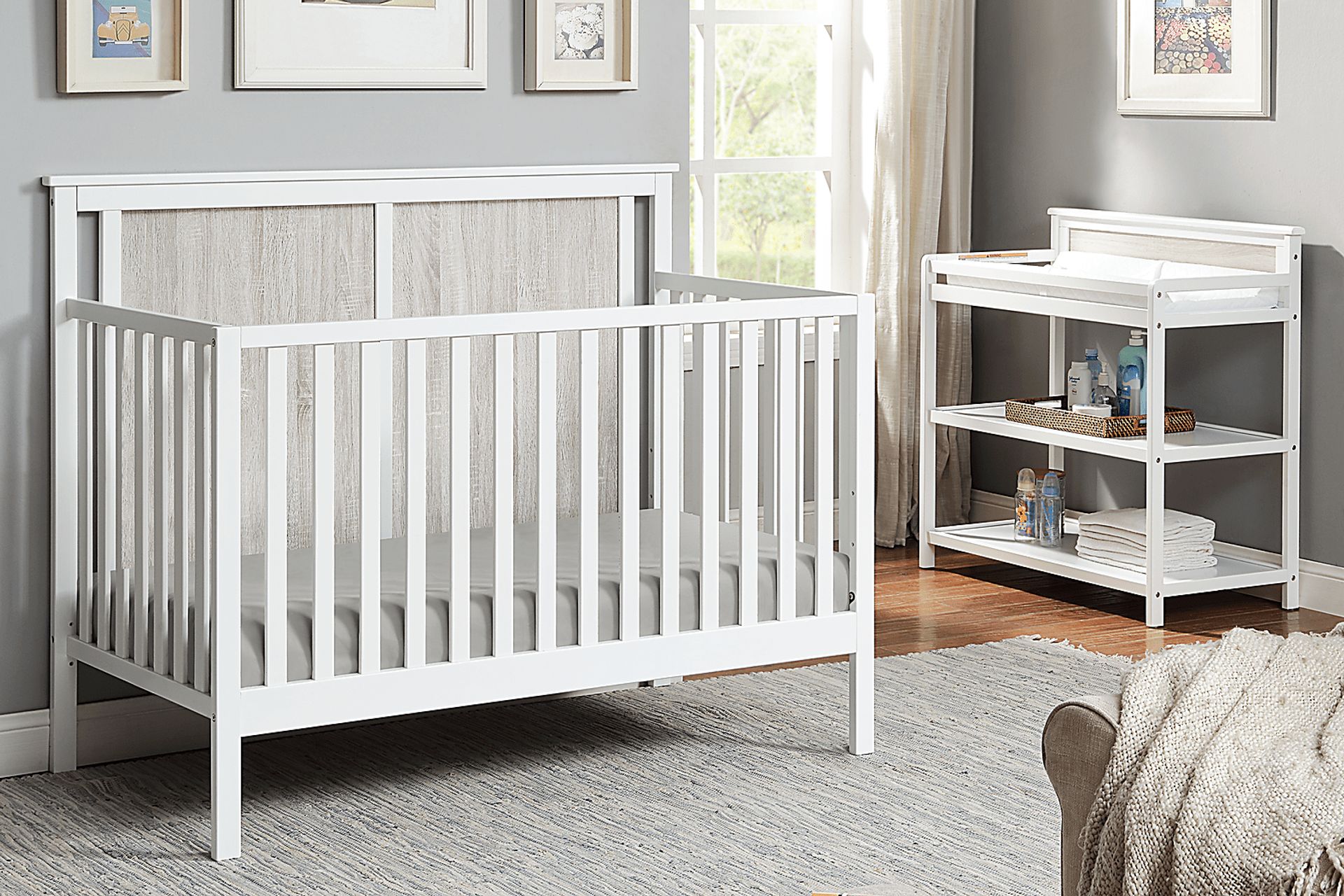 Crownspoint White Convertible Crib - Image 9