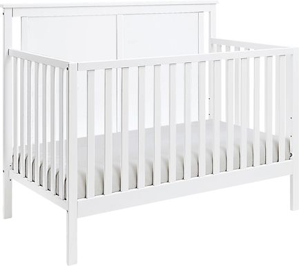 Crownspoint White Convertible Crib