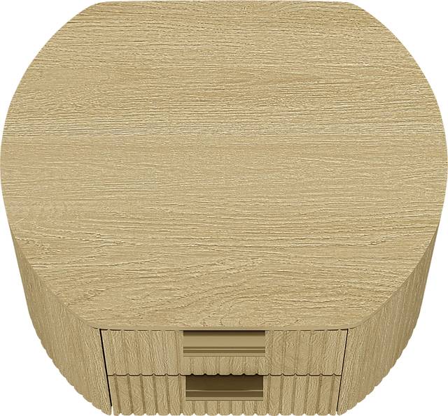 Crowpaw Brown and Gold Nightstand - Thumbnail - Image 6