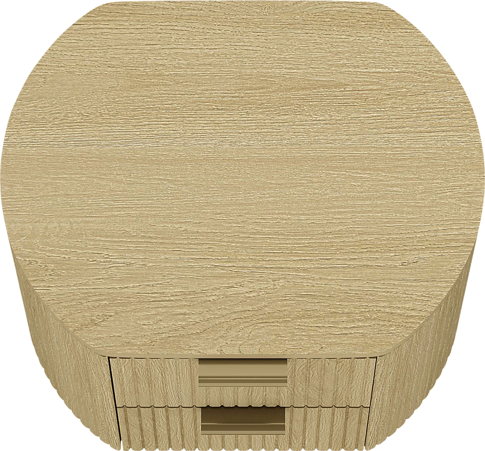 Crowpaw Brown and Gold Nightstand - Image 6