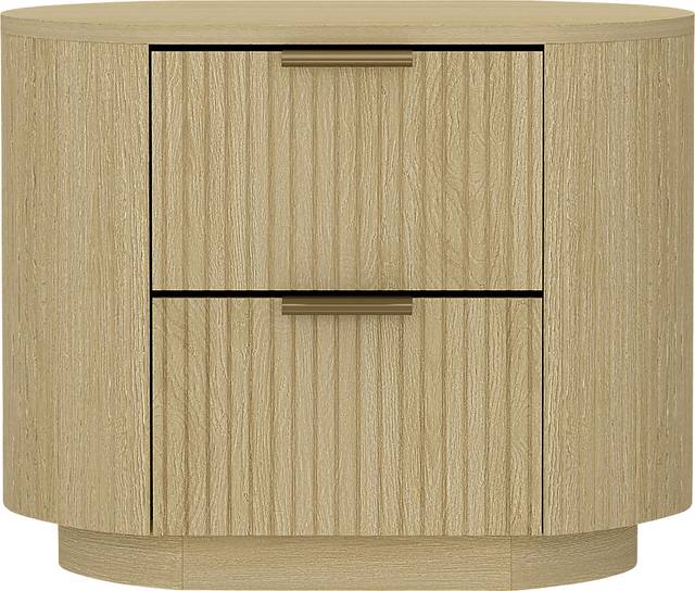Crowpaw Brown and Gold Nightstand - Thumbnail - Image 1
