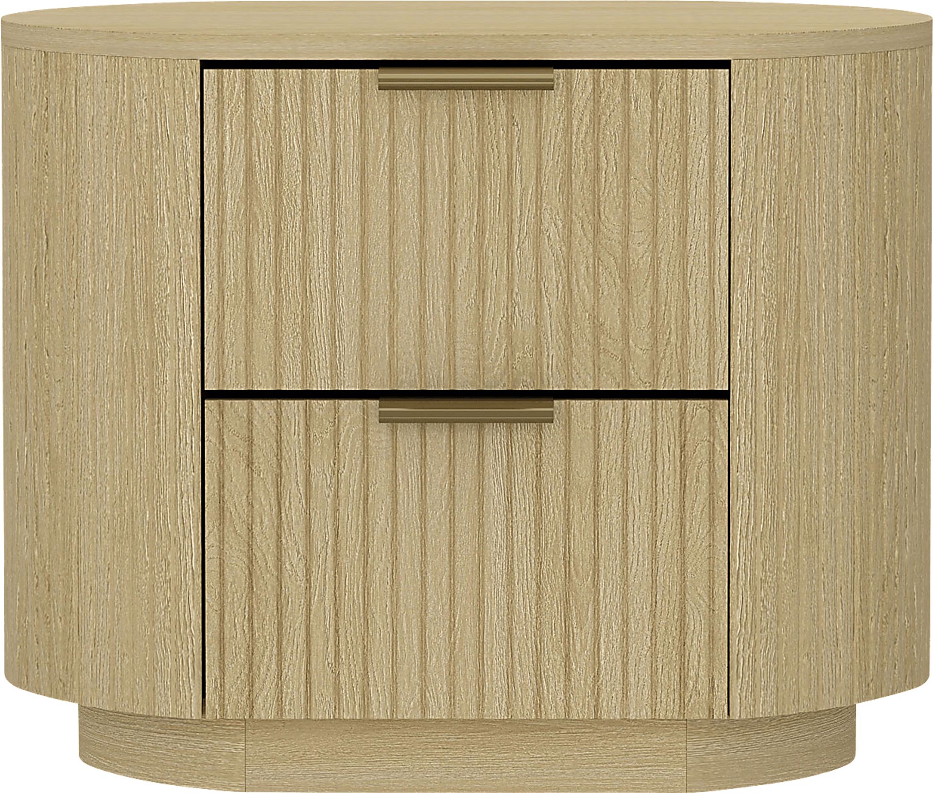 Crowpaw Brown and Gold Nightstand - Image 1