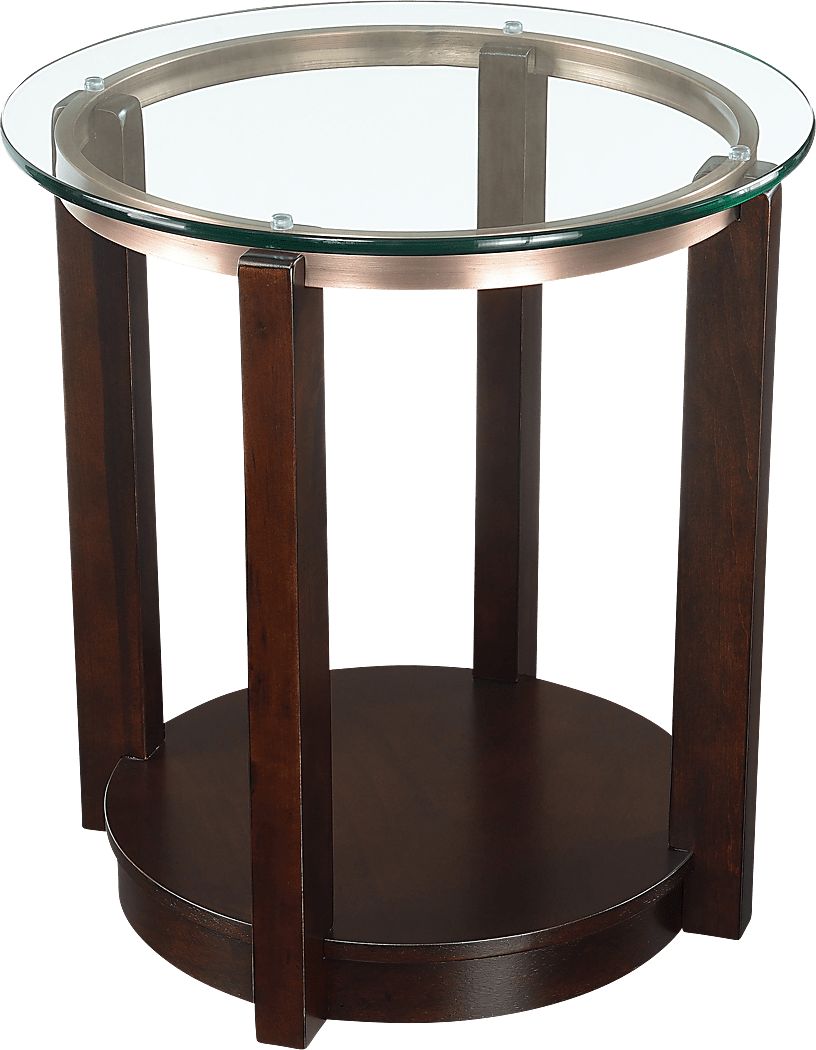 Crowware Espresso End Table