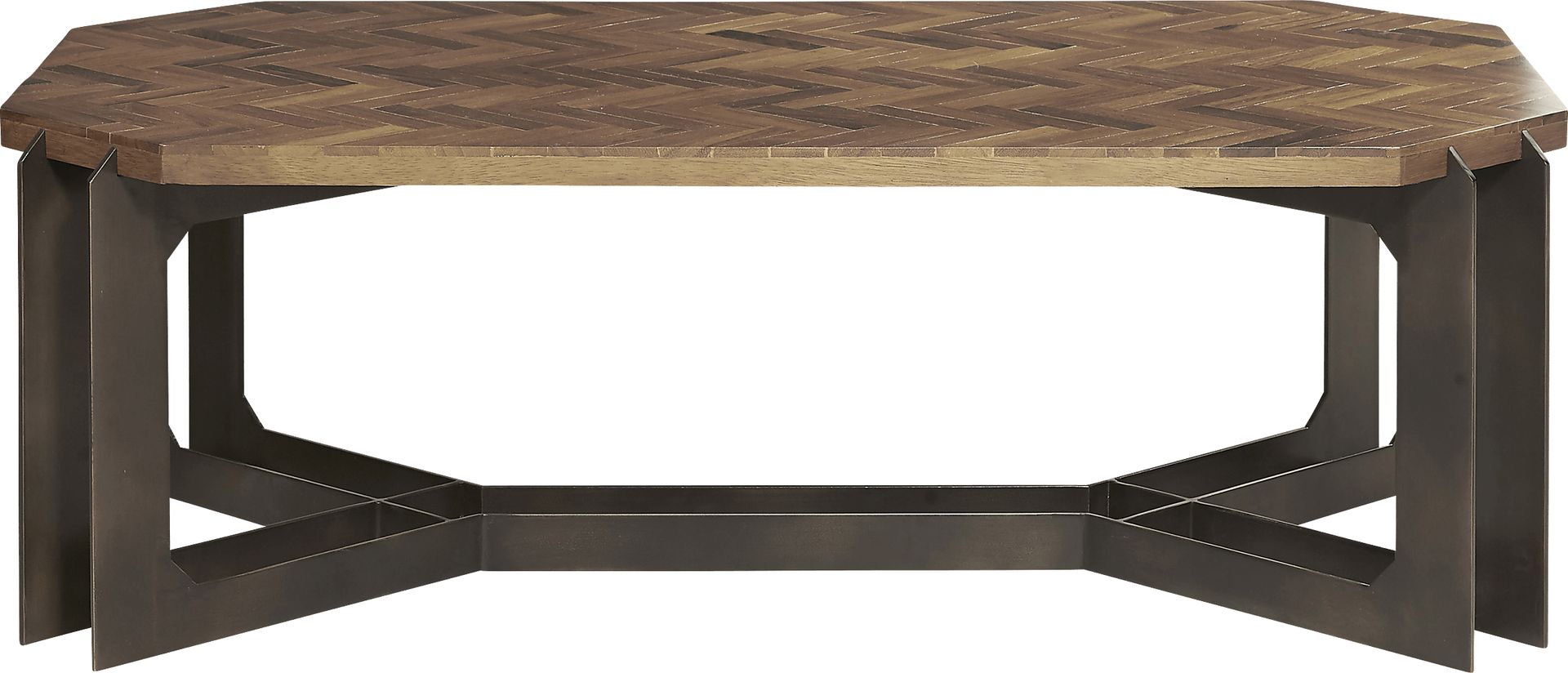 Crowwheels Brown Cocktail Table - Image 3
