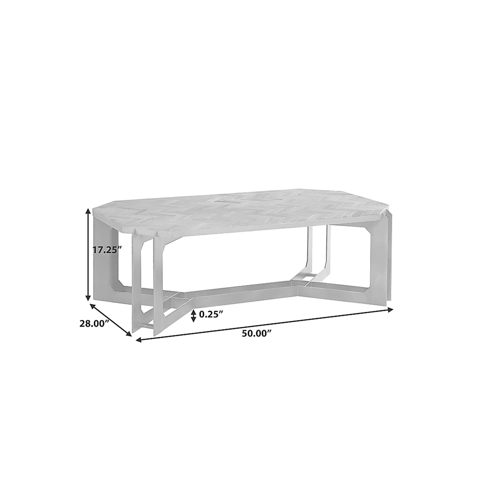 Crowwheels Brown Cocktail Table - Image 4