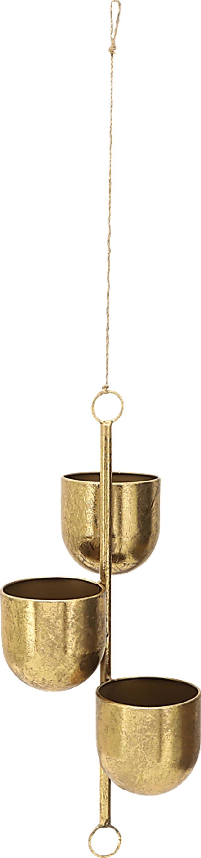 Croydone Gold Hanging Planter - Thumbnail - Image 1