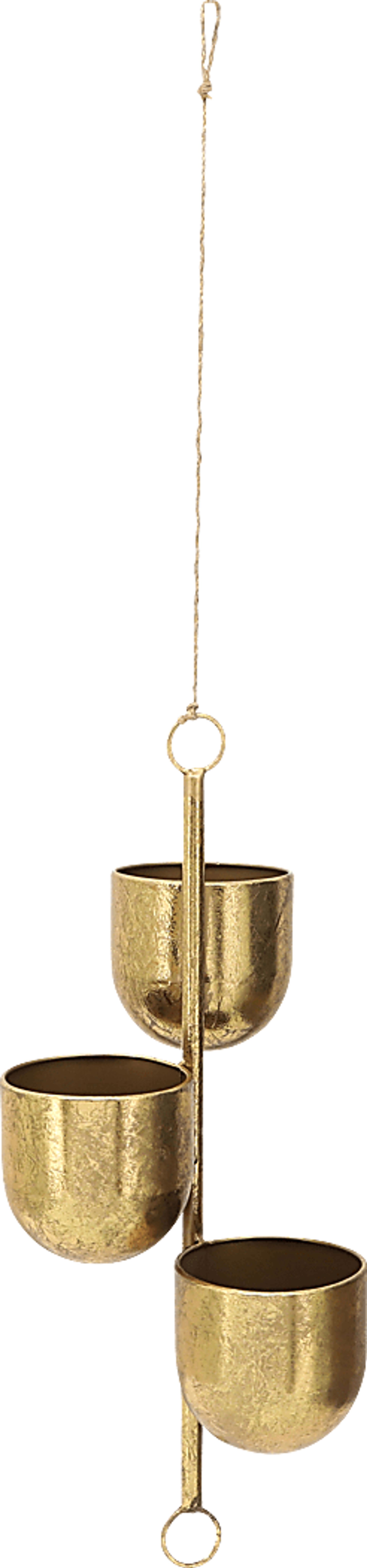 Croydone Gold Hanging Planter - Image 1