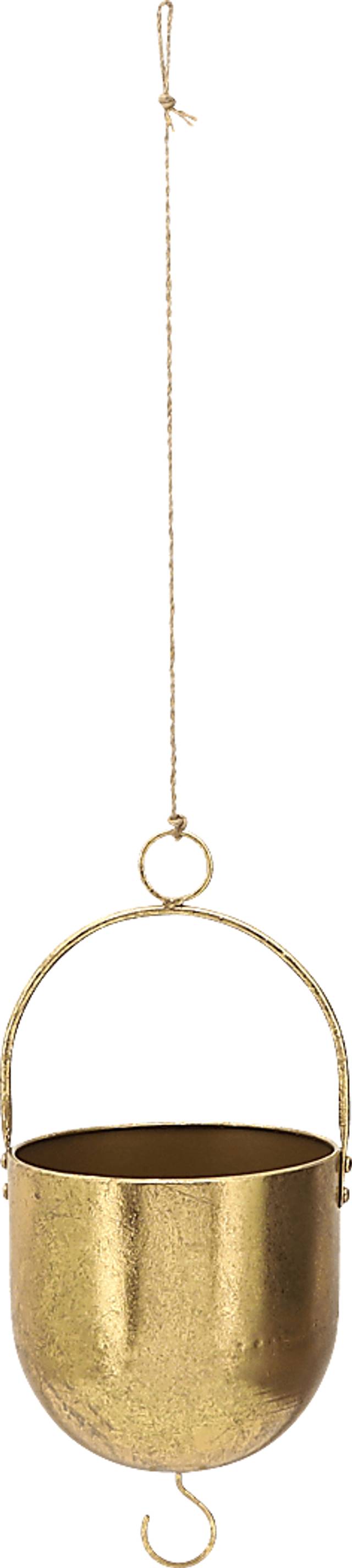 Croydone Gold Single Hanging Planter - Thumbnail - Image 1
