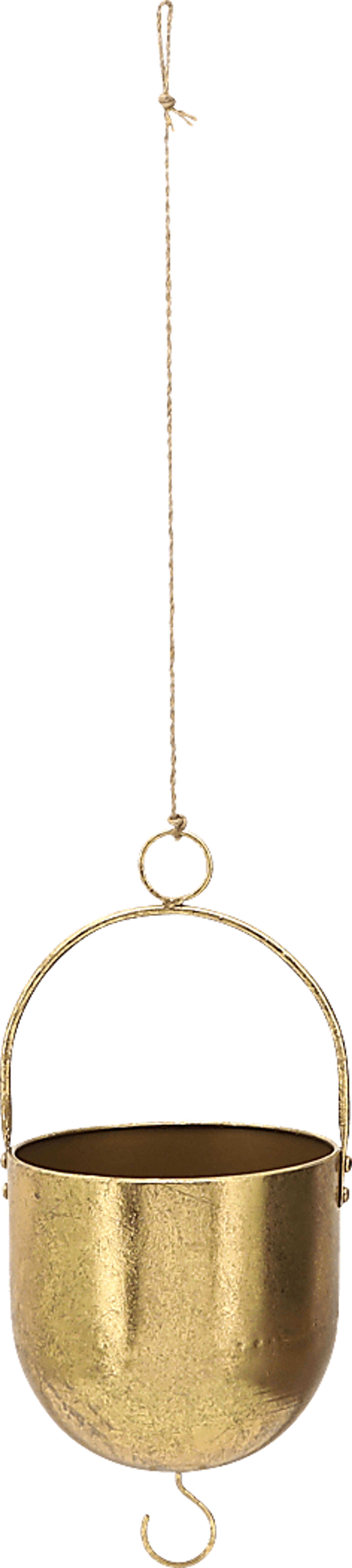 Croydone Gold Single Hanging Planter - Image 1