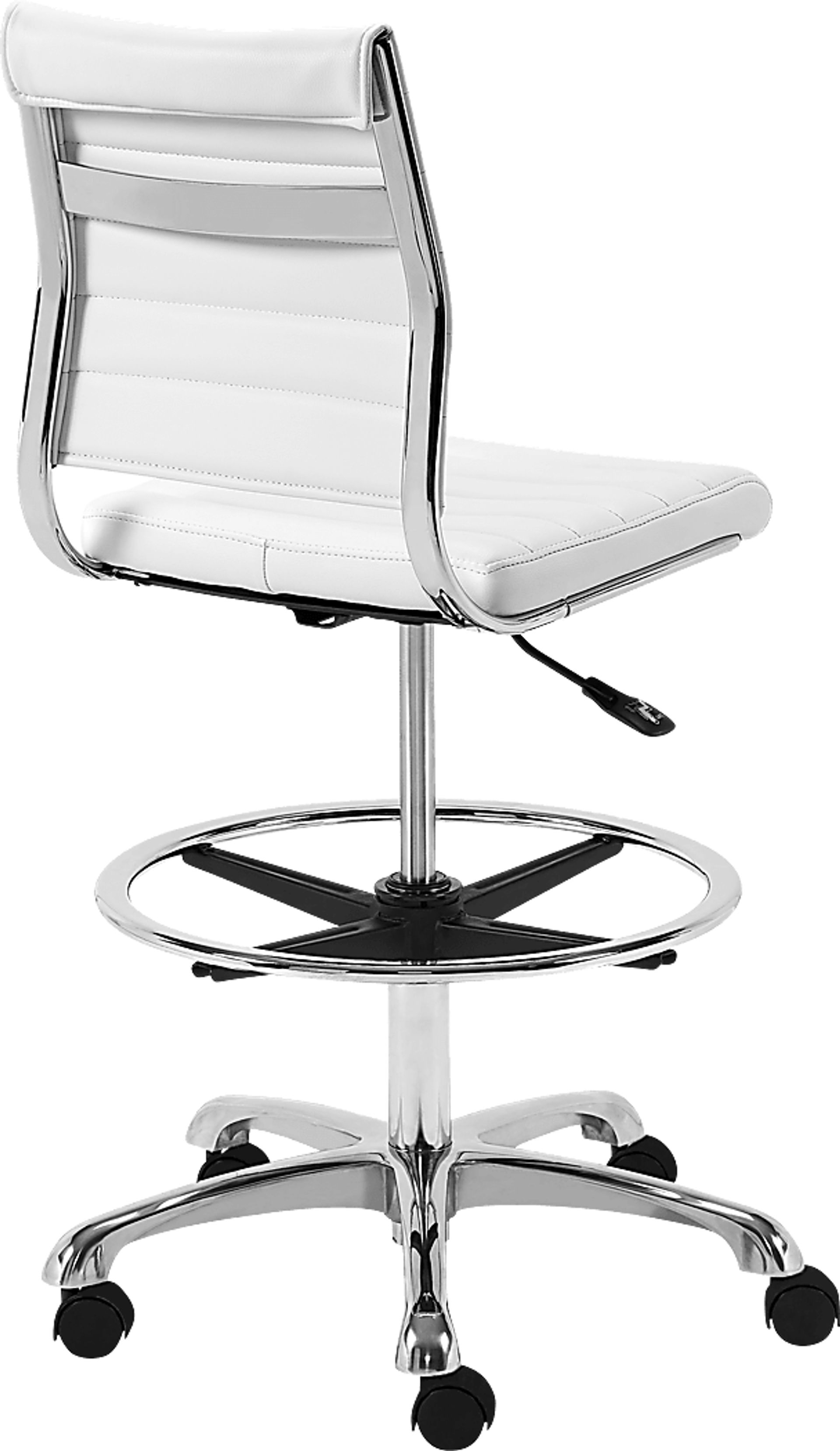 Croyle White Office Chair - Image 5