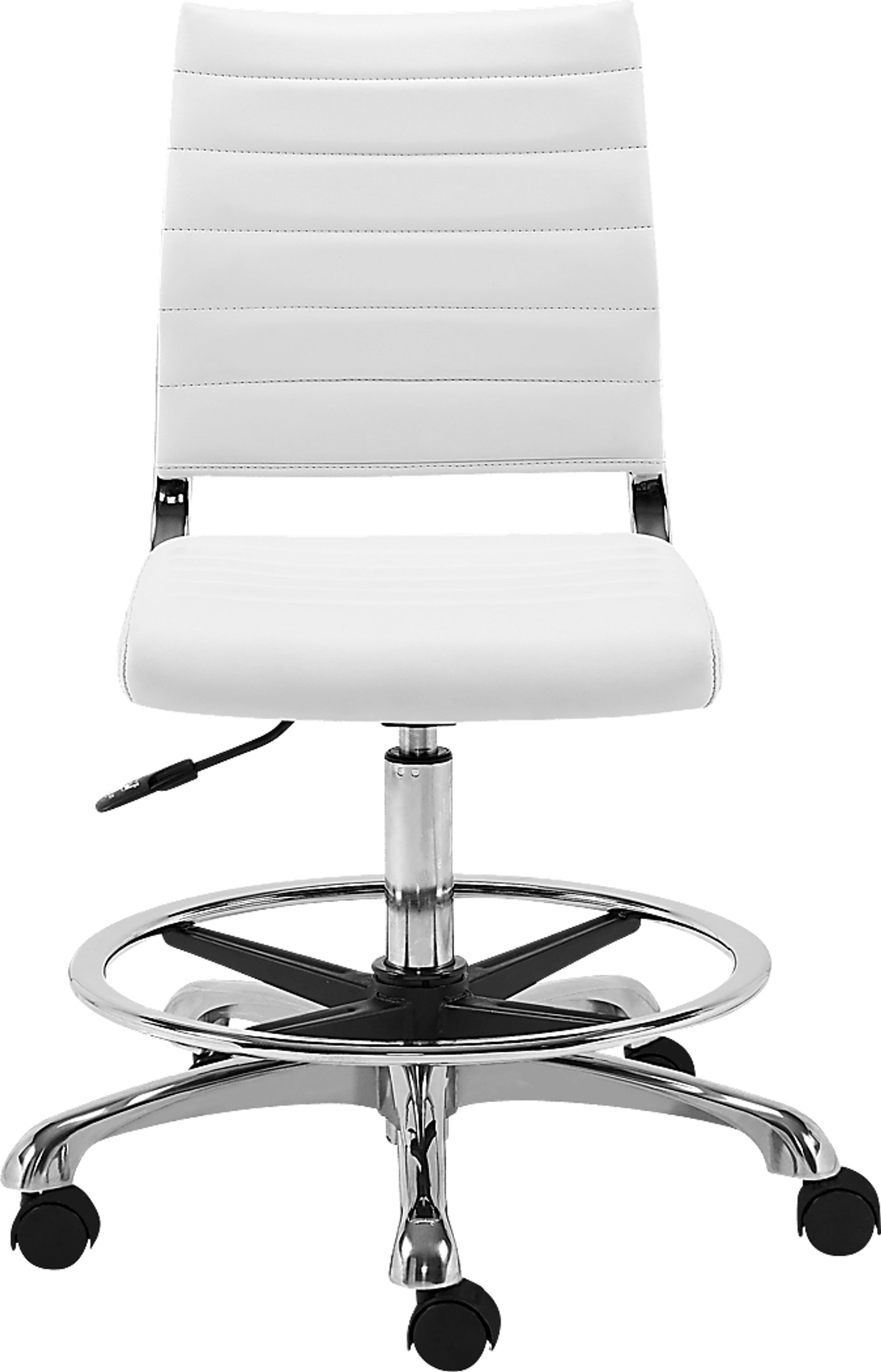 Croyle White Office Chair - Image 1