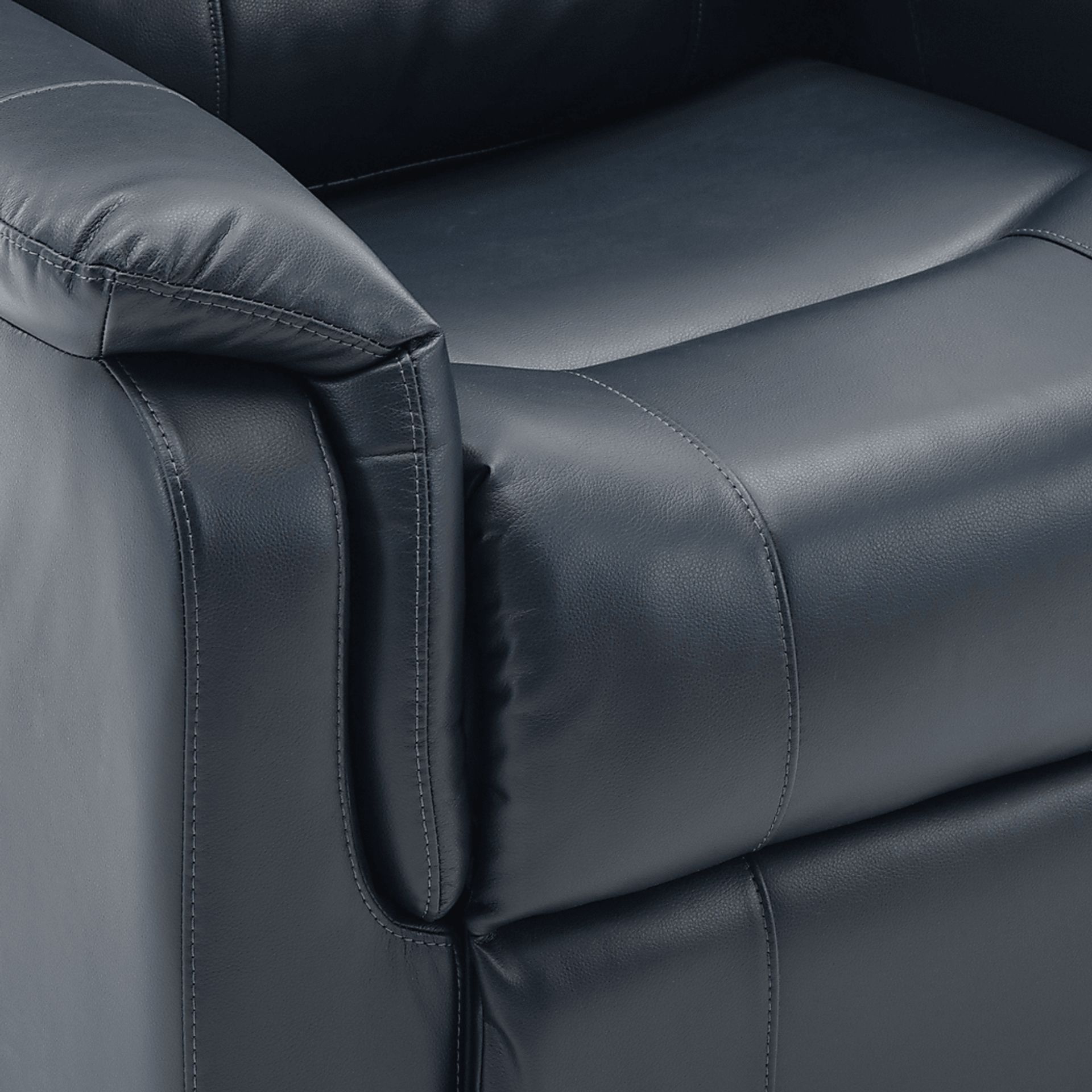 Crozart Blue Power Recliner - Image 6