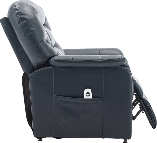 Crozart Blue Power Recliner - Thumbnail - Image 7
