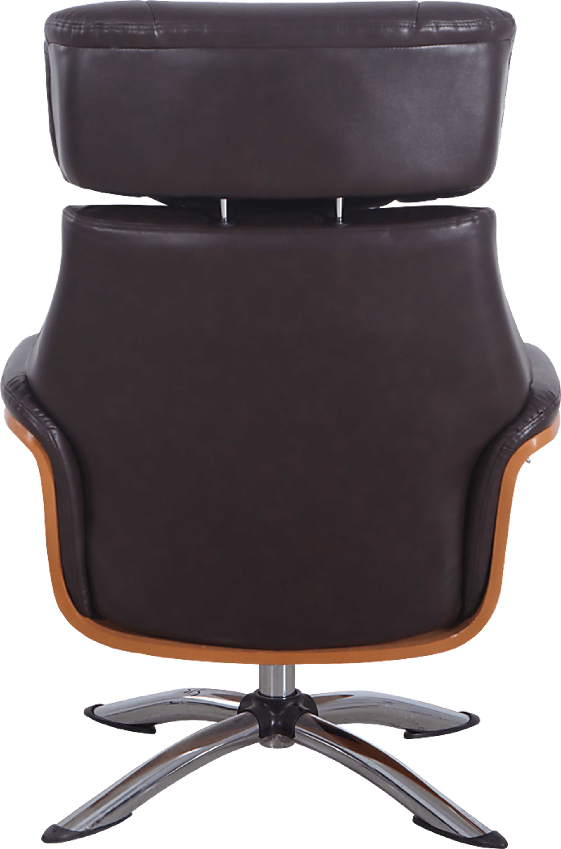 Crozat Espresso Recliner and Ottoman - Image 7