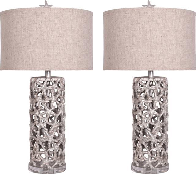 Cruiser Gate Beige Lamp Set of 2 - Thumbnail - Image 1