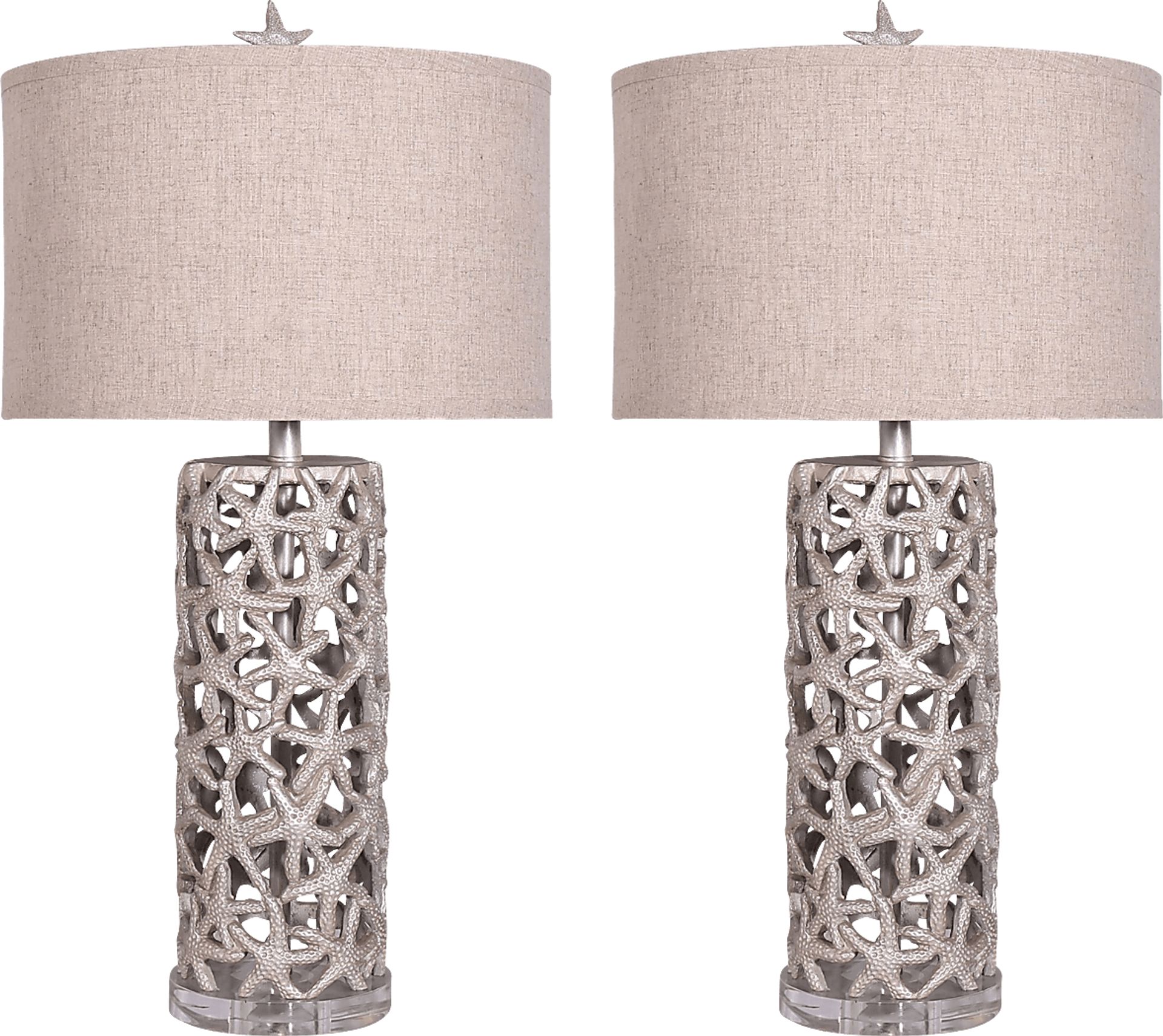 Cruiser Gate Beige Lamp Set of 2 - Image 1