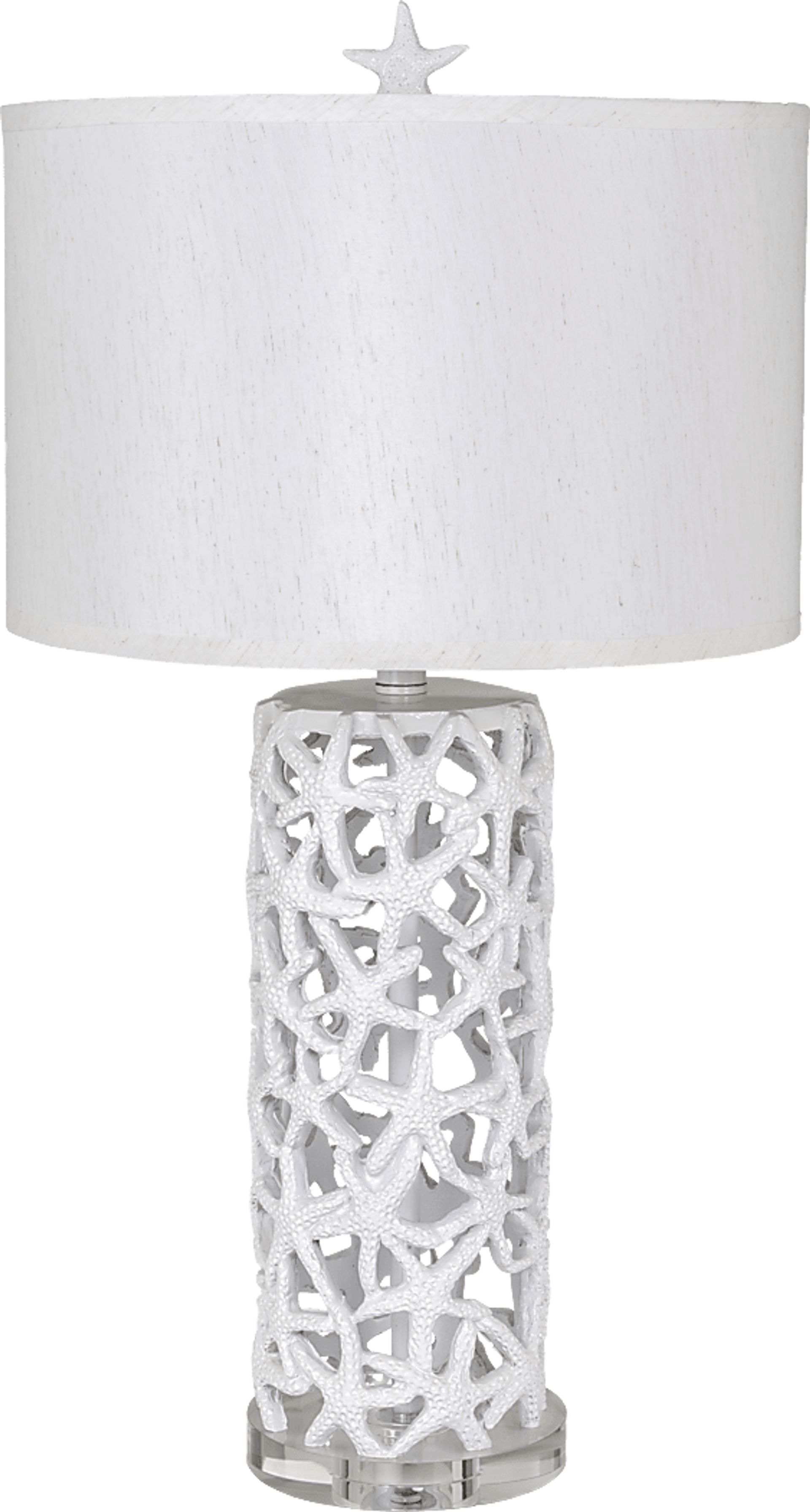 Cruiser Gate White Lamp Set of 2 - Image 2
