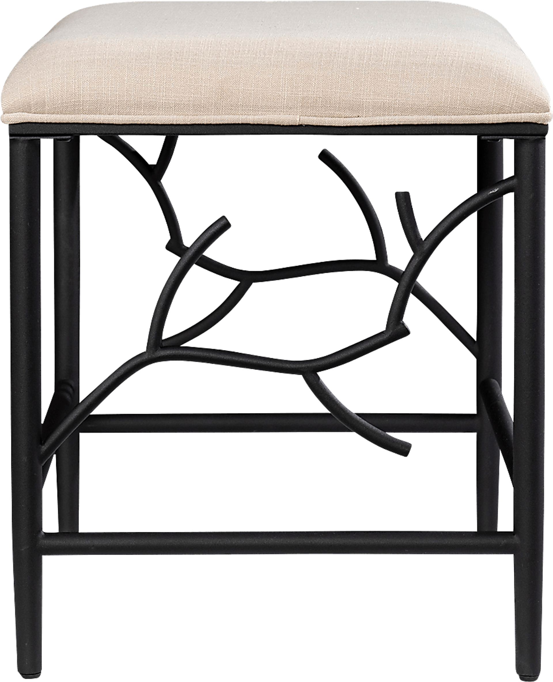Crumhorn White Accent Bench - Image 3