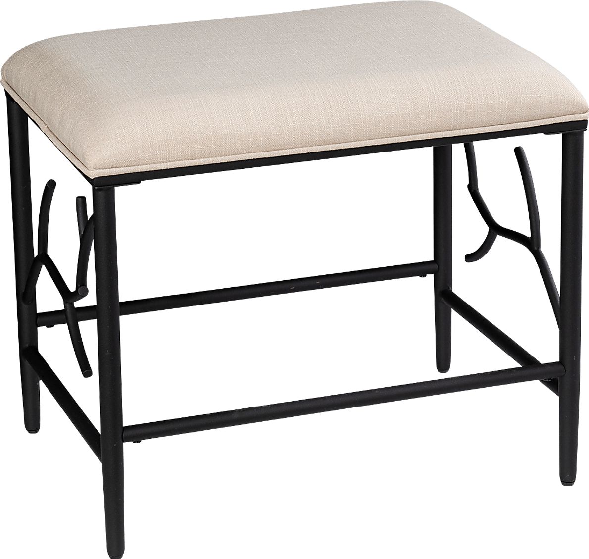 Crumhorn White Accent Bench