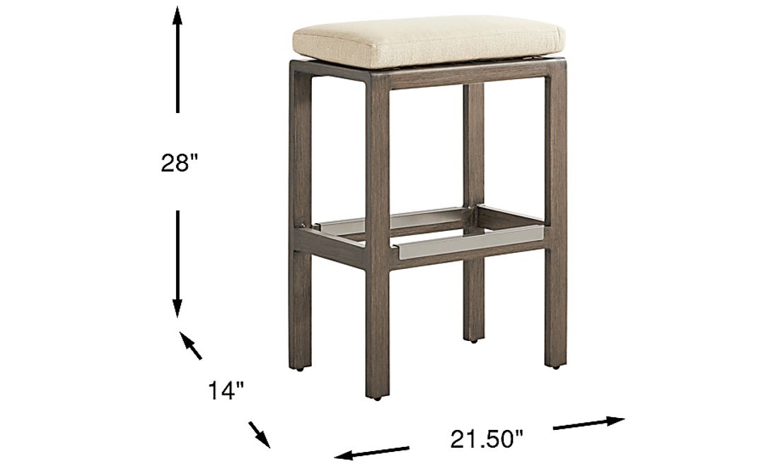 Cruz Brown Bar Stool