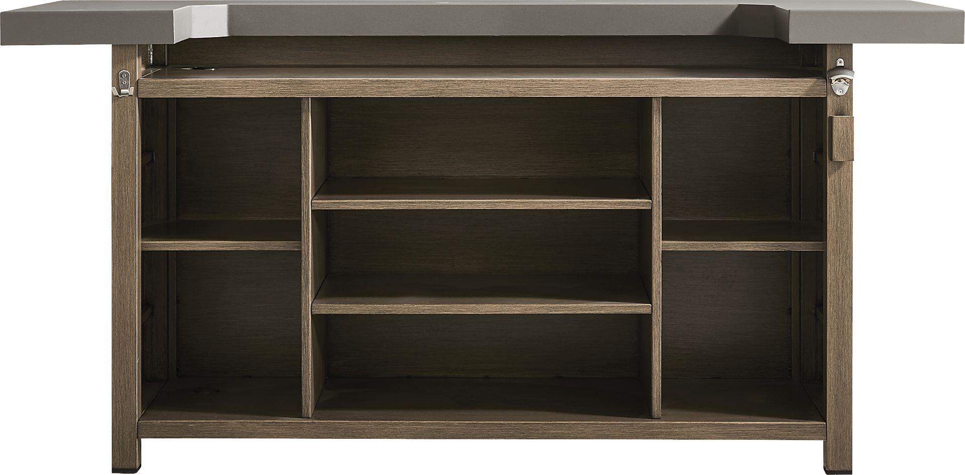 Cruz Brown Outdoor Bar Table - Image 3