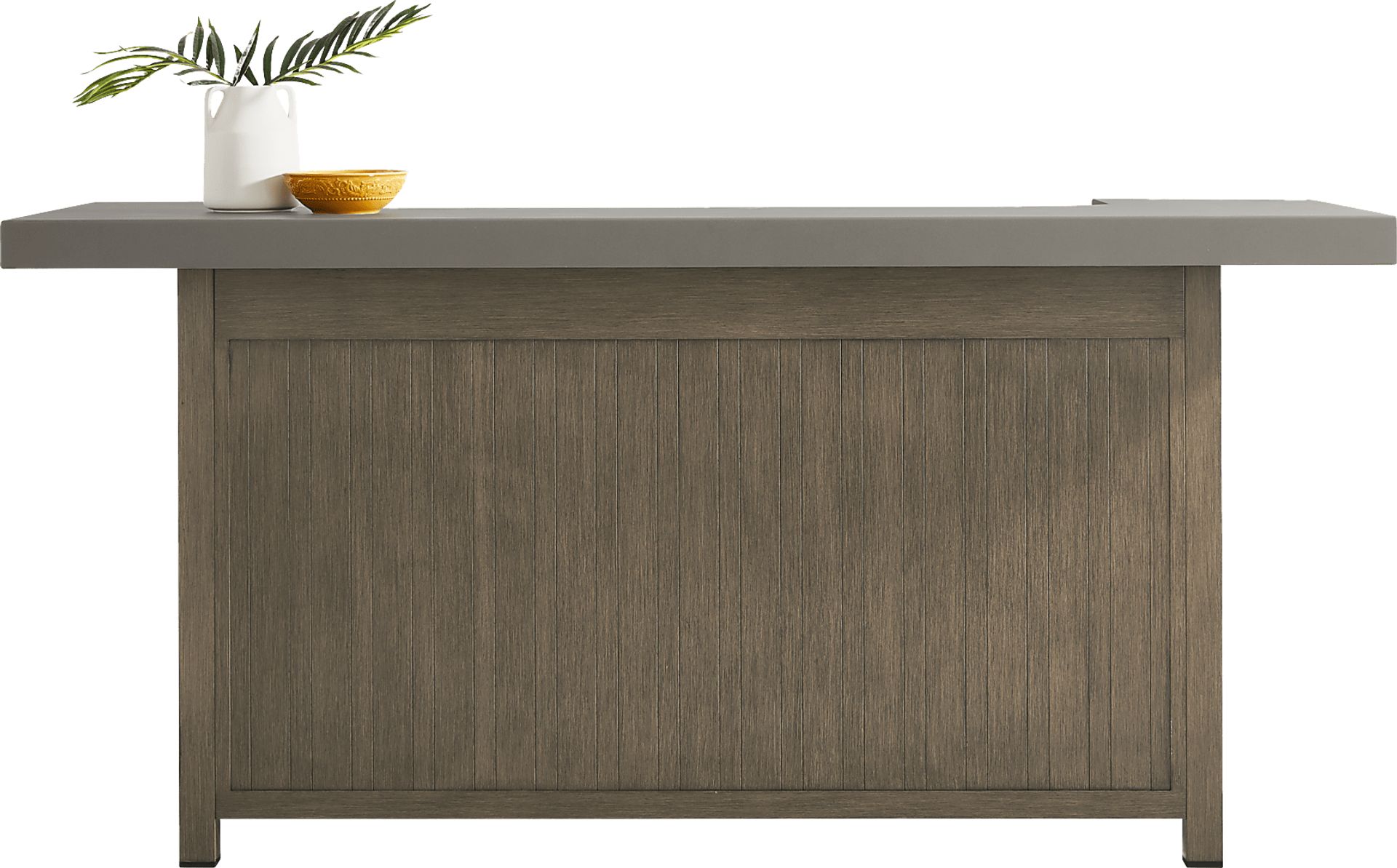 Cruz Brown Outdoor Bar Table - Image 1